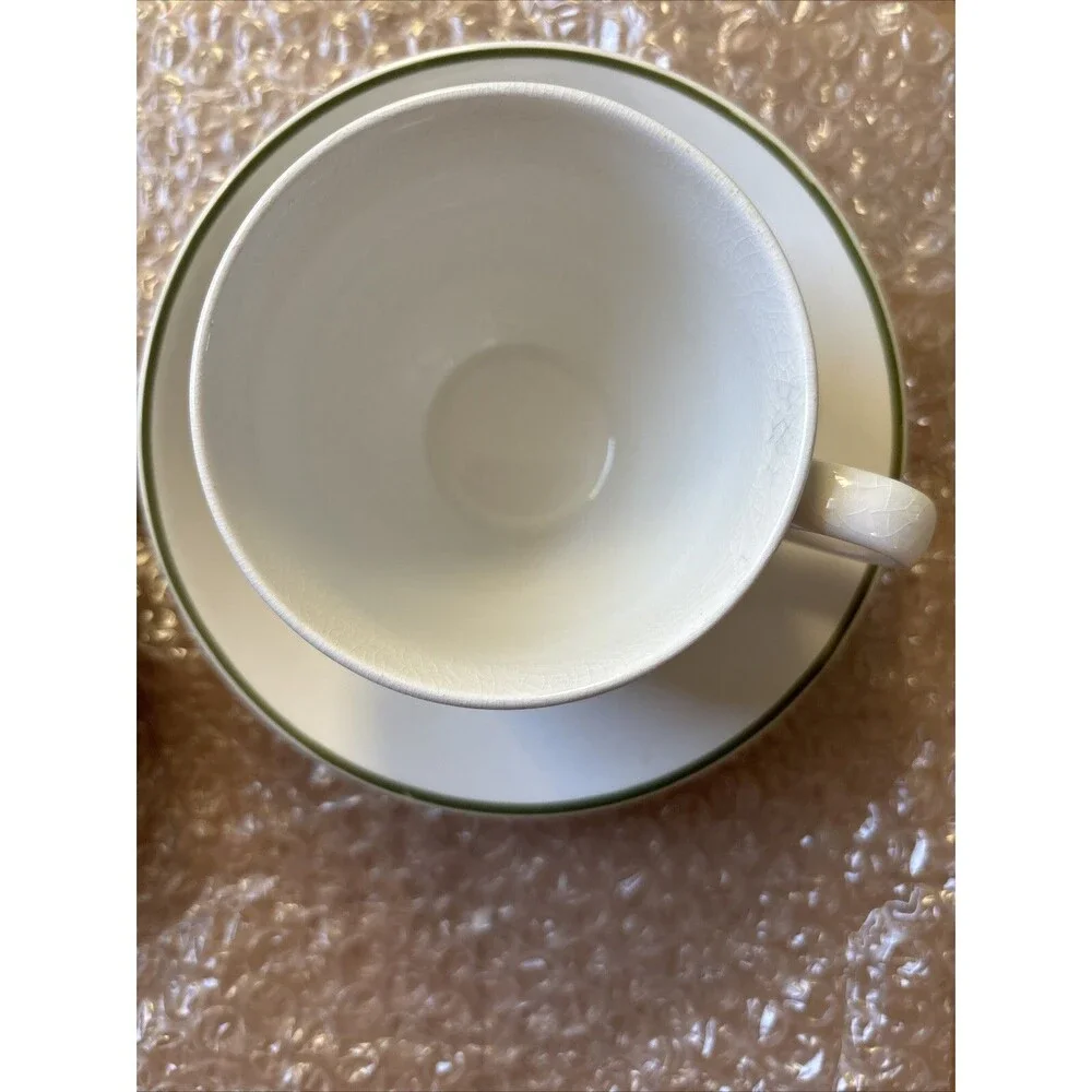 Tiffany & Co Staffordshire Gardens Tea Cup Saucer Pair Berries Made in England
